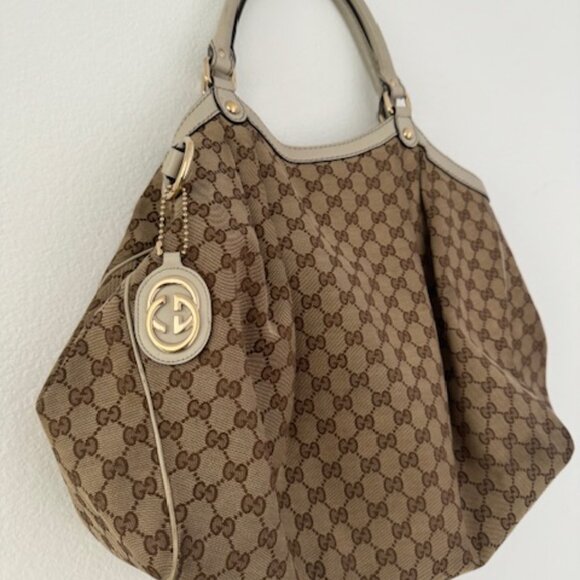 Gucci Sukey Large GG Canvas Tote - Picture 1 of 13